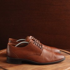 Cole Haan Oxfords Mens SZ 10.5M Brown Hawthorne Leather Plain Toe Comfort Shoes