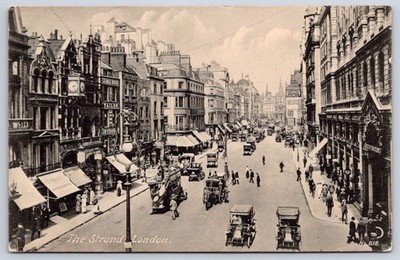 Hampstead Antique United Kingdom Postcard LONDON the Strand No 818 1913