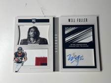 2016 PLAYBOOK #106 WILL FULLER RC AUTO JERSEY PATCH BOOKLET #/5 RPA ROOKIE