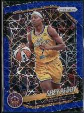 Shey Peddy 2025 Panini Prizm WNBA #136 Blue Velocity Prizm Los Angeles Sparks