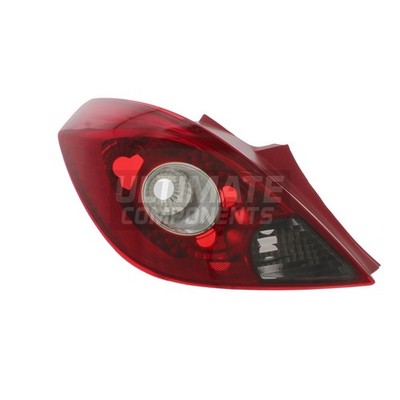 Vauxhall Corsa D 3 Door 2006-2011 Rear Light Lamp Clear Indicator Passenger Side
