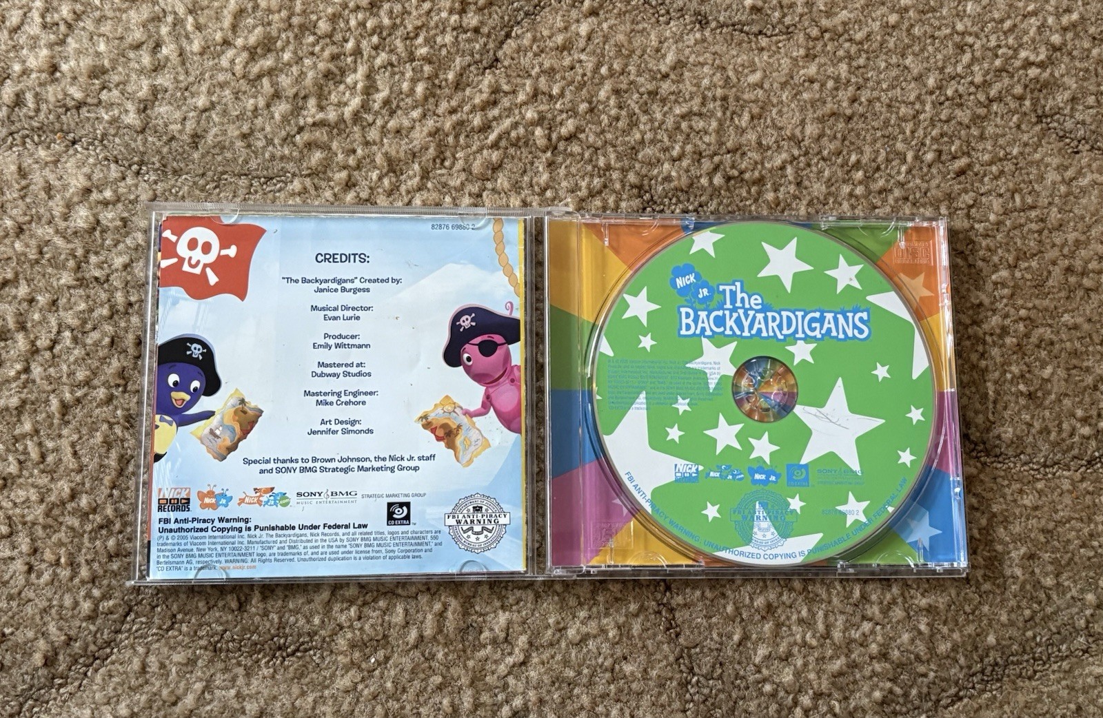 (Nick Jr.) The Backyardigans Music CD: Adventures Begin Album