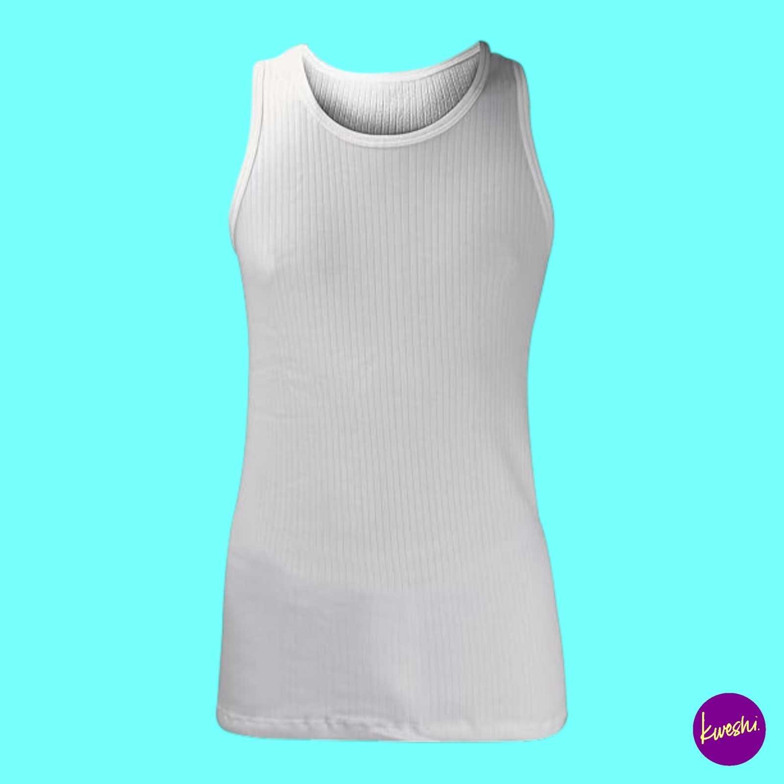 HEAT HOLDERS Men's Thermal Underwear Sleeveless Vest, 0.45 TOG, White, UK M