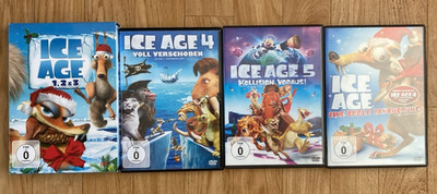 6x Ice Age : 1 - 5 + Coole Bescherung DVD Sammlung   25 % Rabatt beim Kauf von 4