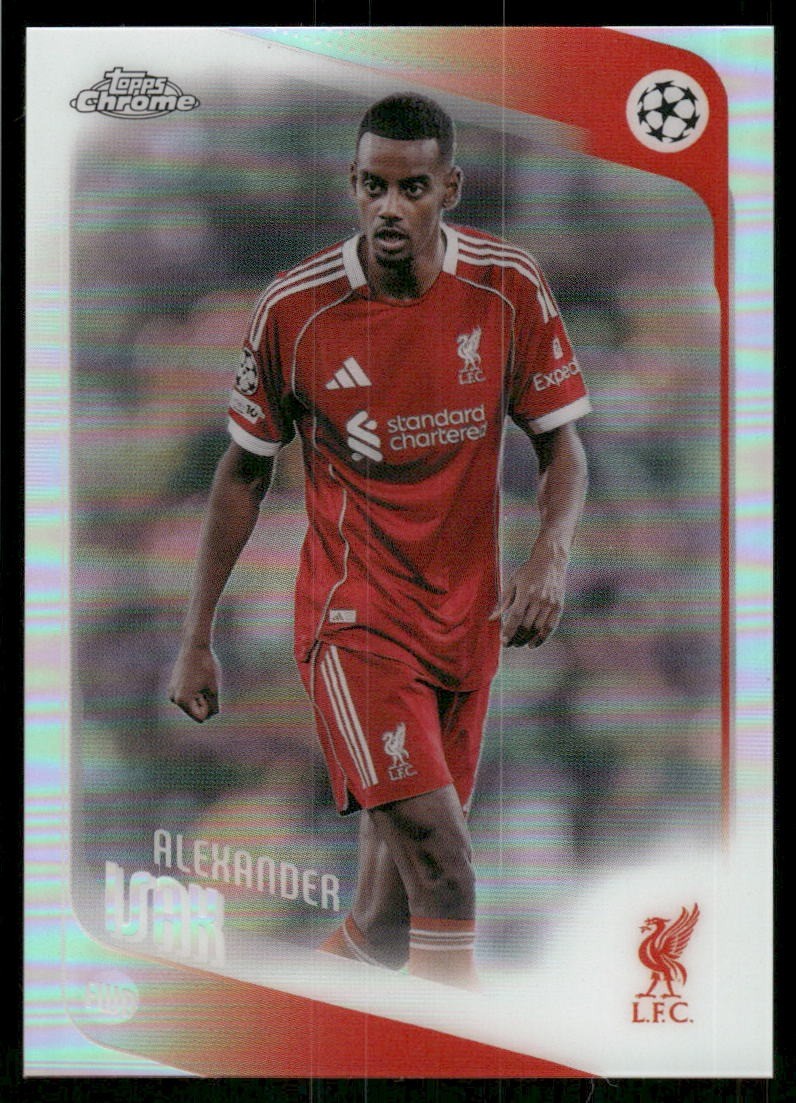 2025-26 Topps Chrome UEFA Club Competitions #116 Alexander Isak Refractor