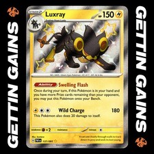 Luxray - 137/091 - Baby Shiny - Paldean Fates - Pokemon Card - NM/M