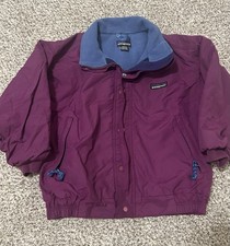 Vintage Patagonia Kids Fleece Lined Purple Jacket Size 8