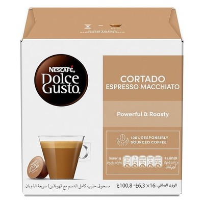 Nescafé Dolce Gusto pods CORTADO ESPRESSO MACCHIATO coffee 1 box-SHIPS FREE