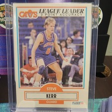 1990-91 Fleer #34b Steve Kerr