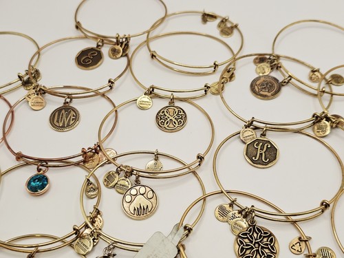 Alex Ani Wire Charm Beaded Golden Project Bracelet Necklace lot Of 31 Pieces ⭐️ - Picture 13 of 21