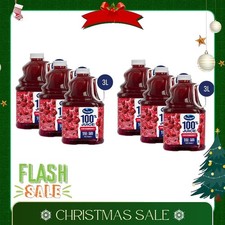 6 pack Ocean Spray 100 Juice Cranberry Juice Blend, 101.4 fl oz Bottle