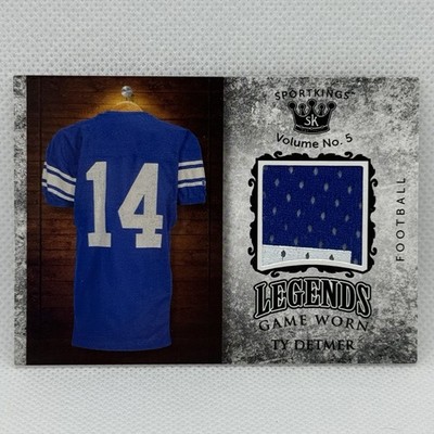 Ty Detmer 2024 Sportkings Legends GAME WORN Jersey BYU Cougars