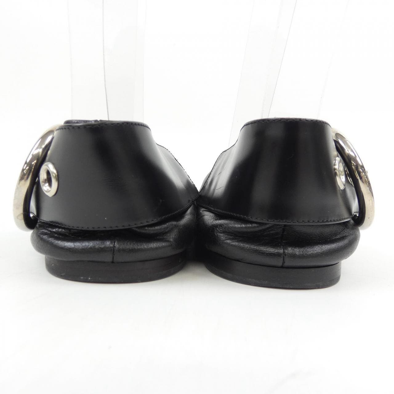 CELINE Flat Shoes Women's Size 36 Black Leather image 5