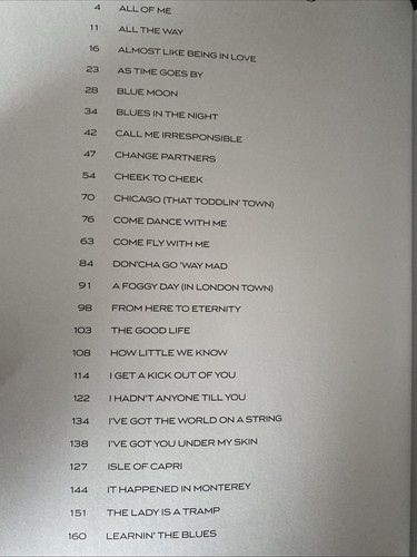 Frank Sinatra Centennial Songbook Originaltasten für Gesang Klavier Notenbuch - Bild 2 von 5