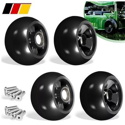 4-Pack AM125172 Plastic Deck Gauge Wheel Kit For John Deere Lawn Tractor Mower