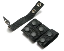 Uncle Mike's 8865-2 2-1/4" Nylon Web Belt Keepers, 4-pack