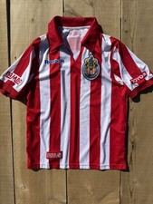 Club Deportivo Guadalajara Chivas Mexico Soccer Jersey L Reebok Vintage Team FMF