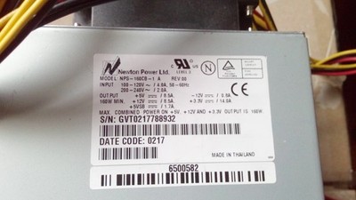 vintage Gateway desktop 160W ATX power supply work great
