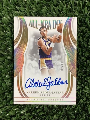Kareem Abdul-Jabbar 2024-25 Panini Flawless Basketball All NBA Ink /10 -MC