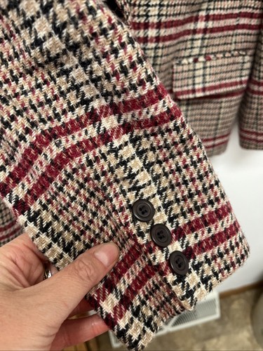 Blazer Petite Pendleton de Colección 100% Lana 2 Botones Muesca Solapa Talla 10 - Imagen 4 de 6