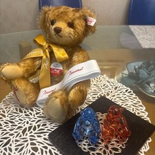 Baccarat Steiff Teddy Bear Bear Figurine Set of 2