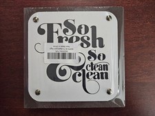 So Fresh  So Clean Clean Farmhouse Bathroom Sign Funny Bathroom Decor 6"x6"
