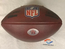 2021 Wilson NFL Duke San Francisco 49ers 75 Year LE Game Prepped Football Ball