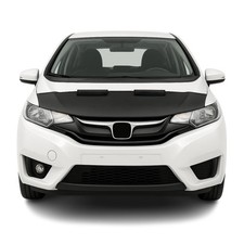 Car Bonnet Mask Hood Bra For Honda Fit 2015-2019 Black 1 Pc