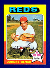 Johnny Bench 1975 Topps #260 Reds AS HOF World Series MVP Year EX MINT *GWCARDS*