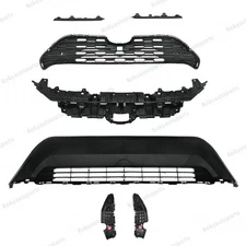 7PC For RAV4 2019-24 Front Bumper Upper Lower Grille Mount Bracket Molding Trim