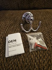 Moen YB5403CH Kingsley Double Robe Hook Chrome New Open Box