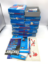 #SE2482# Sammlung Fischertechnik Baukasten Konvolut Elektronik (8 Stück) Vintage
