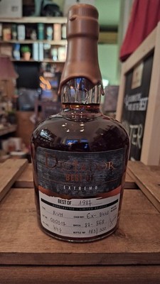DICTADOR Rum Best of 1987 Extremo Limited Edition Bottle nr. # 183/300 RAR
