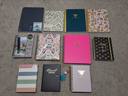 Notepads Lot Of 11 Busy Bee Sketch Pads Watercolor Pad Gratitude Journal