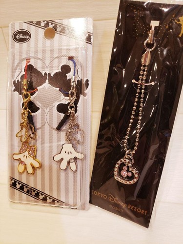 Lot de 2 prises écouteurs Disney Mickey soldes Strap Swarovski