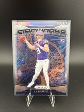 2024 Panini Prizm - Fireworks J.J. McCarthy #18 (RC)