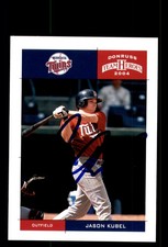 Signed Baseball Card Auto Jason Kubel 2004 Donruss Team Heroes #246 Twins