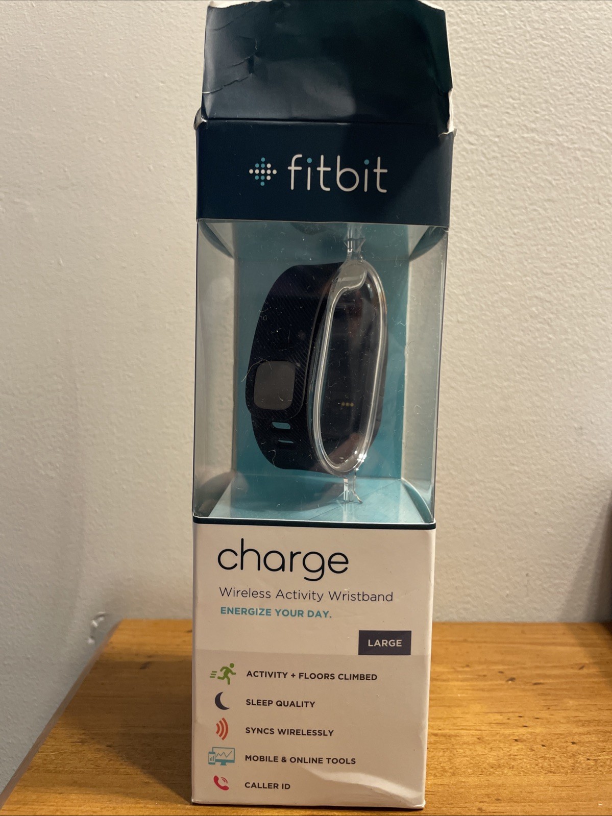 Fitbit Charge Wireless Activity Wristband Black (Large)