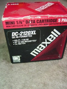 5 Pack Maxwell DC-2120XL  1/4 Mini Data Cartridge