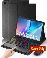 Case for Samsung Galaxy Tab A11 Plus 11 Inch, Detachable Magnetic Keyboard, S Pe