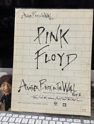 Pink Floyd - Another Brick In The Wall Part II - Sheet Music - Roger Waters BIN