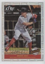 2019 Panini Donruss Highlights Vector Brock Holt #H11 qf6
