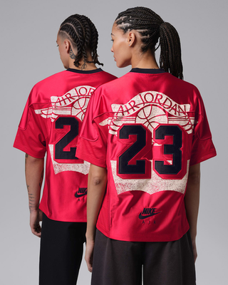 Nike Jordan x LEVI'S Red Jersey Tops Red IM6732-657 US Size | eBay