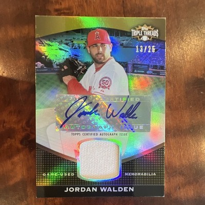 Topps Triple Threads Gold Unity Auto Jordan Walden TTUAR-96 Angels /25
