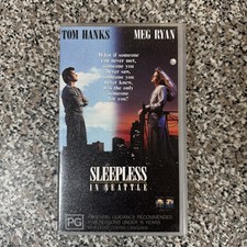 Sleepless In Seattle 1993, VHS - Tom Hanks, Meg Ryan - PG