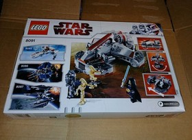 Star Wars Lego Set 8091 Republic Swamp Speeder Sealed Nib Retired