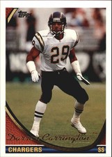 1994 Topps #168 Darren Carrington - FB