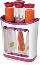 Squeeze Station, Baby Food Maker Pouch Filler, Fill 3 Reusable Pouches at Once