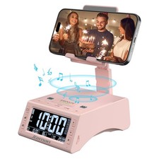 Gifts for Men Women,Cell Phone Stand with Wireless Bluetooth Speaker,Adjustab...