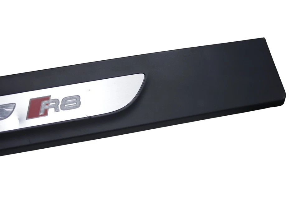 Juego de molduras de alféizar de puerta delantera izquierda y derecha Audi R8 V10 4S 2017-2023 OEM Foto 4 de 4